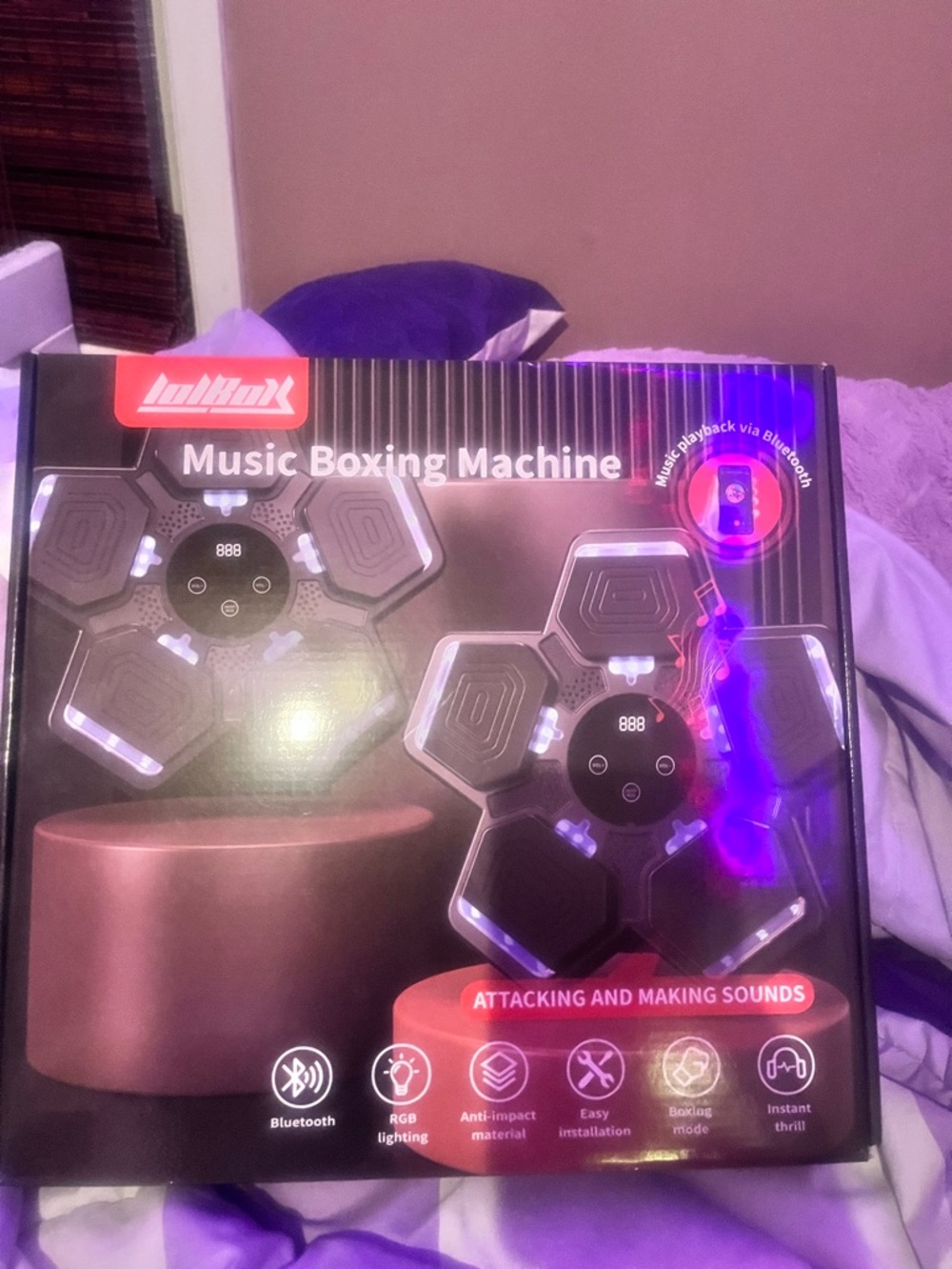 Music Boxing Machine - Black